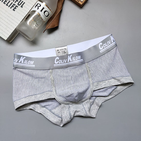 Boxer Coliv Kilom Hombre Rayas Gris